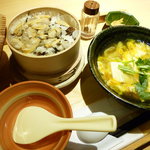 大戸屋 - あさりのせいろご飯と本にがり豆腐と野菜のトロトロ煮定食