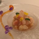 カーサ・デル・チーボ - カンパリオレンジのムースとルビーフルーツのグラニテ スプモーニのイメージで