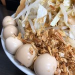 ラーメン二郎 - うずら100円