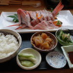 松月 - アカムツ刺身定食