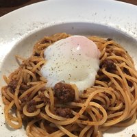 D'ORO HATSUDAI - ボロネーゼ 恵寿卵の半熟卵