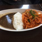 珈琲店豆の木 - カレー&ナポリタン 980円^ ^