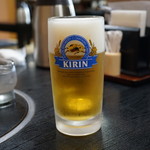 米沢牛黄木 牛鍋おおき  - 生ビール