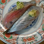 廻鮮寿司 塩釜港 - サンマ