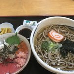 Mendokoro Hamachou - そば ミニ五種盛り丼