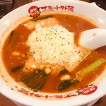 太陽のトマト麺 - チーズラーメン（麺半）