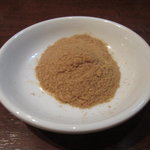 つけめんTETSU - 無料トッピングかつお　魚粉です。