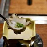 THE 雪月花 - 韓国式お粥、鮑とセリのムンチ