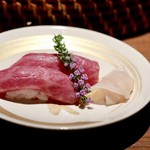 THE 雪月花 - 特産A5松坂牛45ヶ月のハネシタの握り