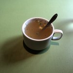 ドゥー - 最初に来るスープは撮って、また最後のホットコーヒーを撮り忘れました。