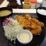 とんかつ 松のや - ロースかつ&ささみかつ定食 600円（税込）