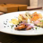 ビストロ フジノ - 前菜の盛り合わせ　アップのアップで♡