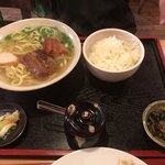 沖縄料理 島想い - 沖縄そばＷ定食 麺大盛り