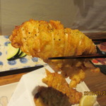 橋の湯食堂 - とり天