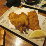 橋の湯食堂 - とり天