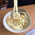 まつや - トッピングうどん150円