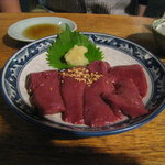 炭火焼 ゆうじ - レバ刺し