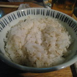 炭火焼 ゆうじ - ライス（麦飯）