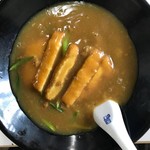 めんめん - カツカレーうどん一玉半