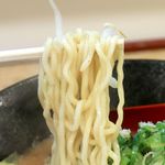 麺爺 咲兆 - 20180924味噌らーめん・麺リフト