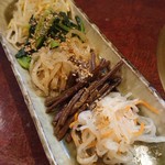 肉料理 大森 - ナムル盛り合わせ