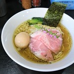 塩煮干し味玉そば