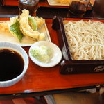 柿の木坂 更科 - 天せいろ