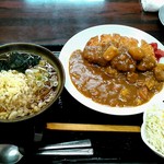 Soba Udon Tei - カツカレー＆たぬきそば