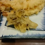 鳴子温泉 湯元 吉祥 - 海老と舞茸の天ぷら