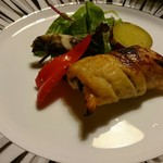 湯主一條 - 焼 物かさご 茸包み焼き