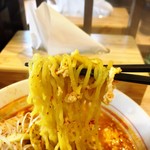 拉麺大公 - ニュータンタン麺の麺リフトアップ