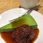 Resutoran Shirokujichuu - 抹茶のムースケーキのセット418円