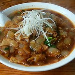 味覚 - ありらんラーメン　大盛　８００円込　玉ねぎたっぷりで旨い！