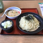 8番らーめん - ざる炒飯セット