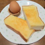 カフェ　アレグロ　ガット - トーストに卵