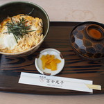 冨士見亭 - 江の島丼(サザエの卵とじ)