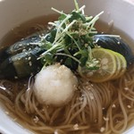 蕎麦 栂 - 秋ナスおろし蕎麦 １０５０円