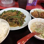 福満園 - 青椒肉絲定食