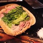 串揚げはやし - 肉＆春菊