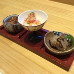 Minokatsu Hanare - 珍味三種盛り