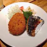 いっこう - 日替定食 塩鯖とコロッケ