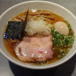 らぁめん 喜乃壺 - 煮干蕎麦（醤油）750円 + 味玉 100円