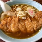 ファミリーレストランかつ庵 - かつラーメン　750円