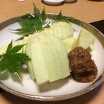 蔵王料理のうらく伸 - 水茄子刺し