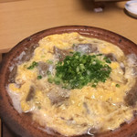 蔵王料理のうらく伸 - 牛すじの卵とじ
