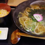 だし自慢うどん屋柏本 - うどんセット