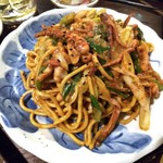 金町製麺 - 肝バター焼きそば