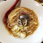 金町製麺 - 秋刀魚のなめろうそば