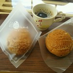 卵卵ふわぁーむ 四日市店 - 卵卵シュー130円（税込）と無料のブレンド珈琲を楽しみました＾＾