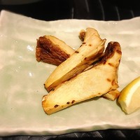 鳥と手打ち蕎麦 とり数寄 東急プラザ銀座店 - あわび茸